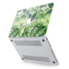 Lex Altern Hard Plastic MacBook Case Green Plants