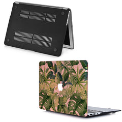 Lex Altern MacBook Glitter Case Green Plants