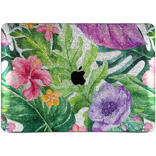 Lex Altern MacBook Glitter Case Exotic Flowers