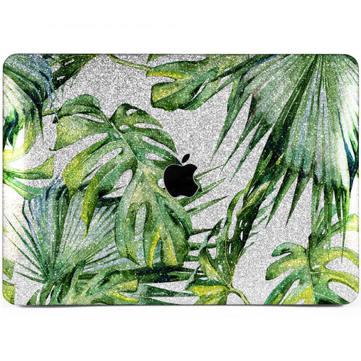 Lex Altern MacBook Glitter Case Watercolor Leaves
