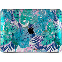 Lex Altern MacBook Glitter Case Abstract Monstera