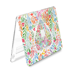 Lex Altern Hard Plastic MacBook Case Floral Heart