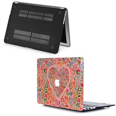 Lex Altern MacBook Glitter Case Floral Heart