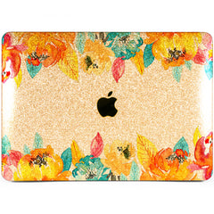 Lex Altern MacBook Glitter Case Autumn Flowers