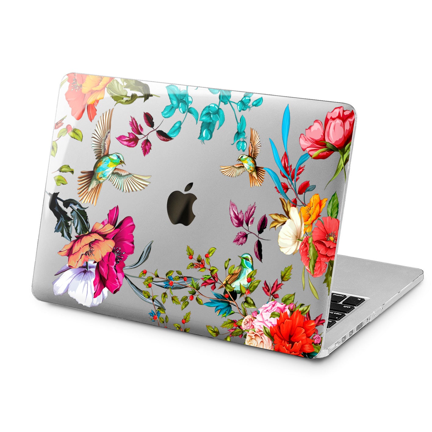Lex Altern Lex Altern Floral Birds Case for your Laptop Apple Macbook.