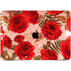 Lex Altern MacBook Glitter Case Red Roses Theme
