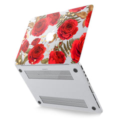 Lex Altern Hard Plastic MacBook Case Red Roses Theme