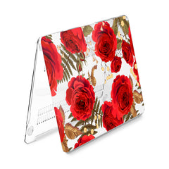 Lex Altern Hard Plastic MacBook Case Red Roses Theme