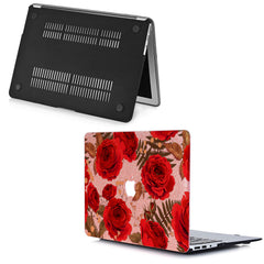 Lex Altern MacBook Glitter Case Red Roses Theme
