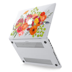 Lex Altern Hard Plastic MacBook Case Floral Snake