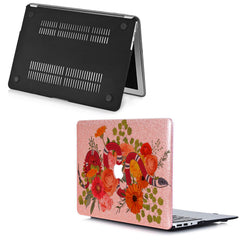 Lex Altern MacBook Glitter Case Floral Snake