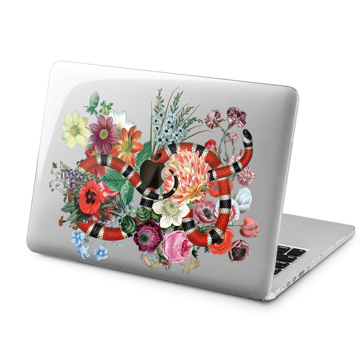 Lex Altern Lex Altern Red Snake Theme Case for your Laptop Apple Macbook.