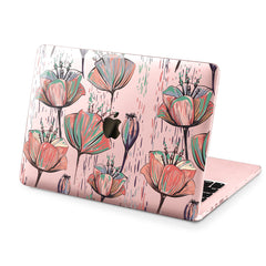 Lex Altern Hard Plastic MacBook Case Poppies Theme