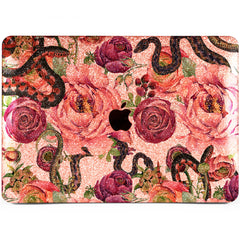 Lex Altern MacBook Glitter Case Beautiful Floral Snakes