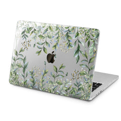 Lex Altern Lex Altern Green Leaves Theme Case for your Laptop Apple Macbook.