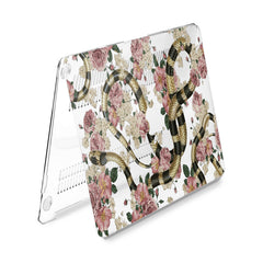 Lex Altern Hard Plastic MacBook Case Roses Snake Theme