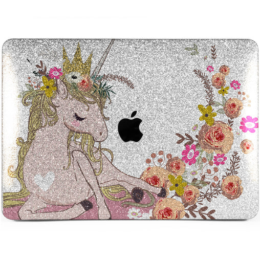 Lex Altern MacBook Glitter Case Adorable Unicorn