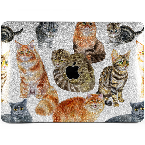 Lex Altern MacBook Glitter Case Cat's Theme