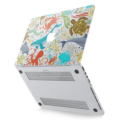 Lex Altern Hard Plastic MacBook Case Ocean Animals Print
