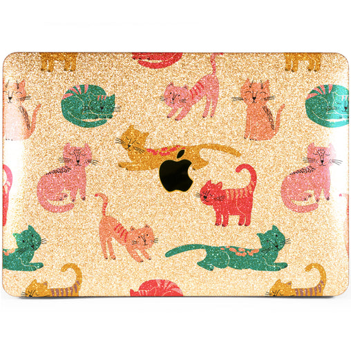 Lex Altern MacBook Glitter Case Colored Cat