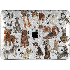 Lex Altern MacBook Glitter Case Amazing Dogs
