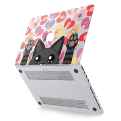 Lex Altern Hard Plastic MacBook Case Black Cat