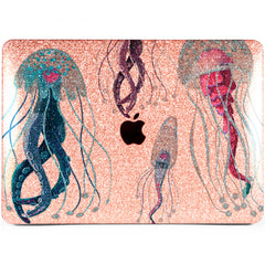 Lex Altern MacBook Glitter Case Amazing Jellyfishes