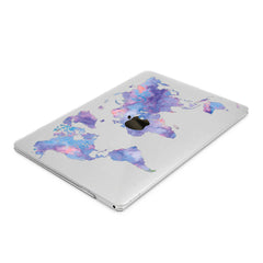 Lex Altern Hard Plastic MacBook Case Continental Map