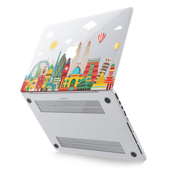 Lex Altern Hard Plastic MacBook Case Around World Print