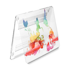 Lex Altern Hard Plastic MacBook Case Colorful Map