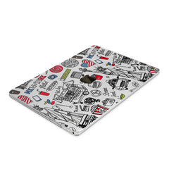 Lex Altern Hard Plastic MacBook Case American Street Sketch