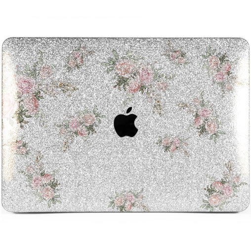 Lex Altern MacBook Glitter Case Pink Roses