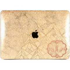 Lex Altern MacBook Glitter Case Marble Geometric