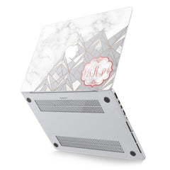 Lex Altern Hard Plastic MacBook Case Marble Geometric