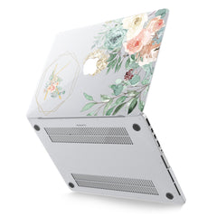 Lex Altern Hard Plastic MacBook Case Floral Watercolor