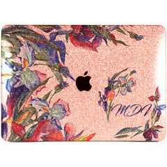 Lex Altern MacBook Glitter Case Iris Flowers