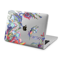 Lex Altern Lex Altern Iris Flowers Case for your Laptop Apple Macbook.