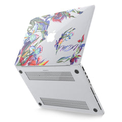 Lex Altern Hard Plastic MacBook Case Iris Flowers