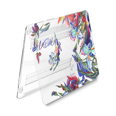 Lex Altern Hard Plastic MacBook Case Iris Flowers