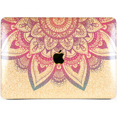 Lex Altern MacBook Glitter Case Purple Mandala