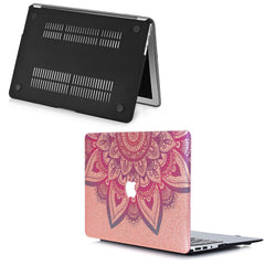 Lex Altern MacBook Glitter Case Purple Mandala