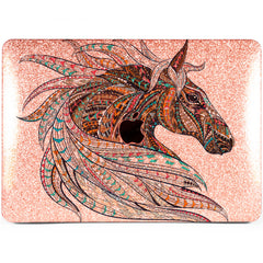 Lex Altern MacBook Glitter Case Painted Horse