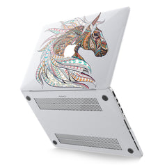 Lex Altern Hard Plastic MacBook Case Painted Horse