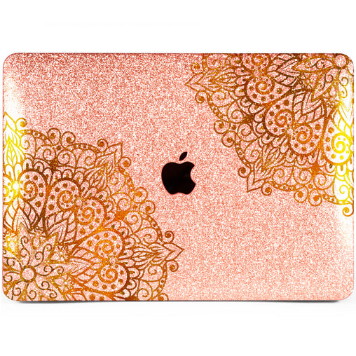 Lex Altern MacBook Glitter Case Gentle Mandala