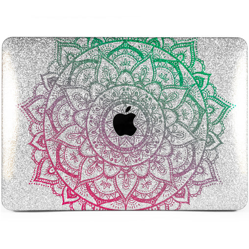 Lex Altern MacBook Glitter Case Special Mandala
