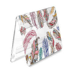 Lex Altern Hard Plastic MacBook Case Amazing Feathers