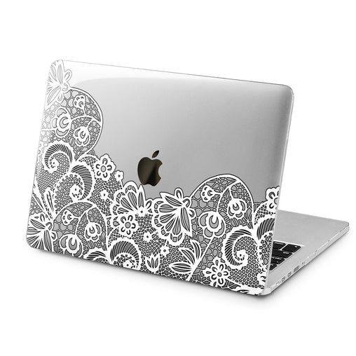 Lex Altern Lex Altern Painted Henna Pattern Case for your Laptop Apple Macbook.