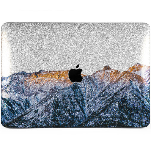 Lex Altern MacBook Glitter Case Snowy Mountains
