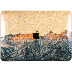 Lex Altern MacBook Glitter Case Snowy Mountains