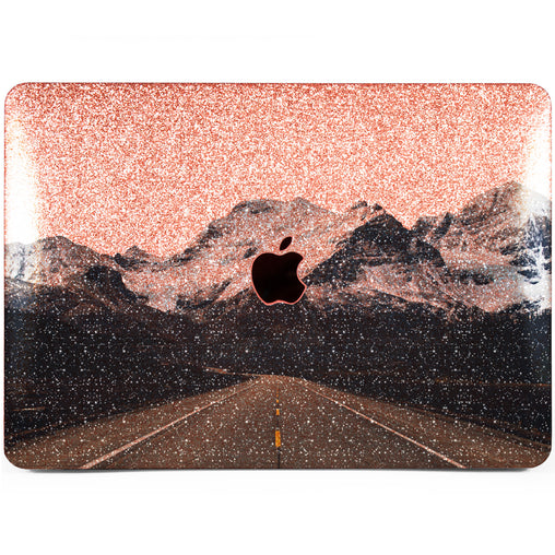 Lex Altern MacBook Glitter Case Mountain Road